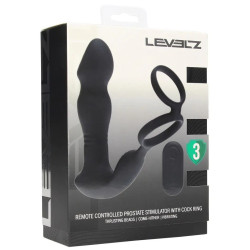 Levelz Stimulateur prostatique + Ballstretcher Prosticock 13 x 4cm